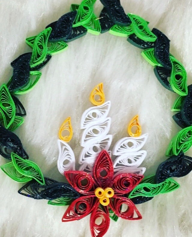 Light a Candle Quilled Ornament