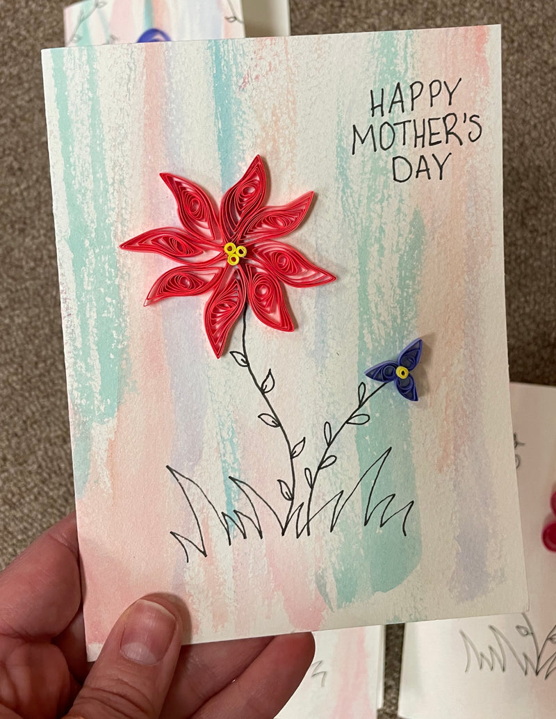 Mother’s Day Quilled Card - Garden Series Style #6