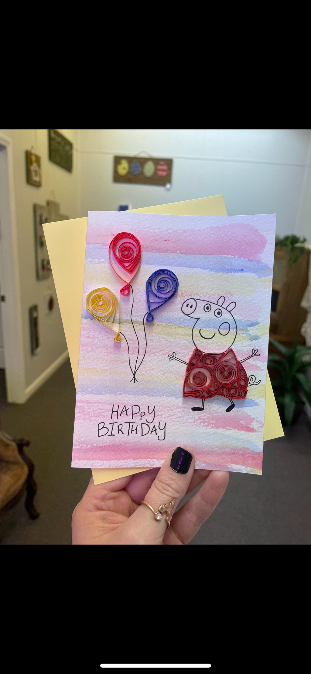 Peppa Birthday Card