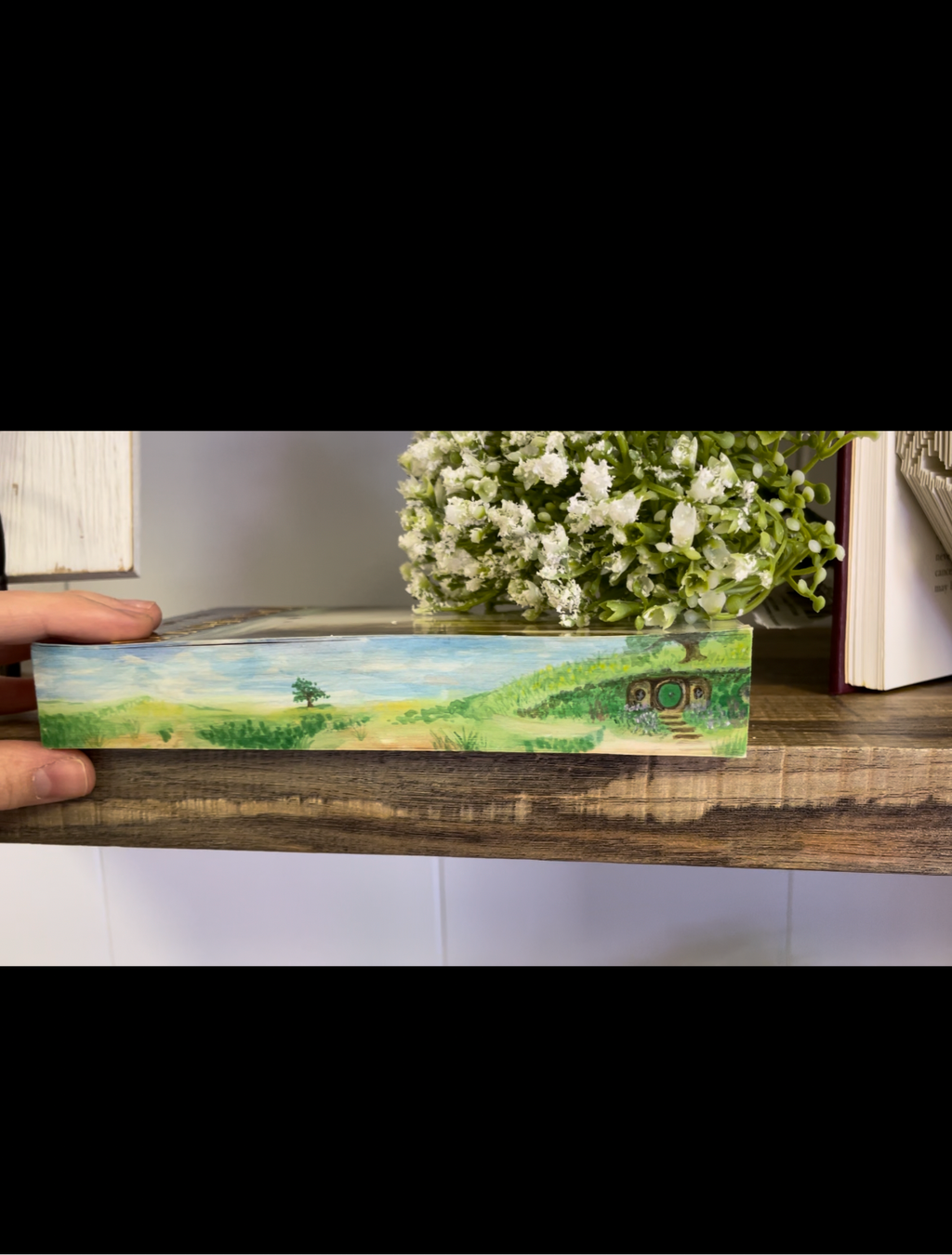 LOTR Hobbiton Fore-edge Painting Book 1