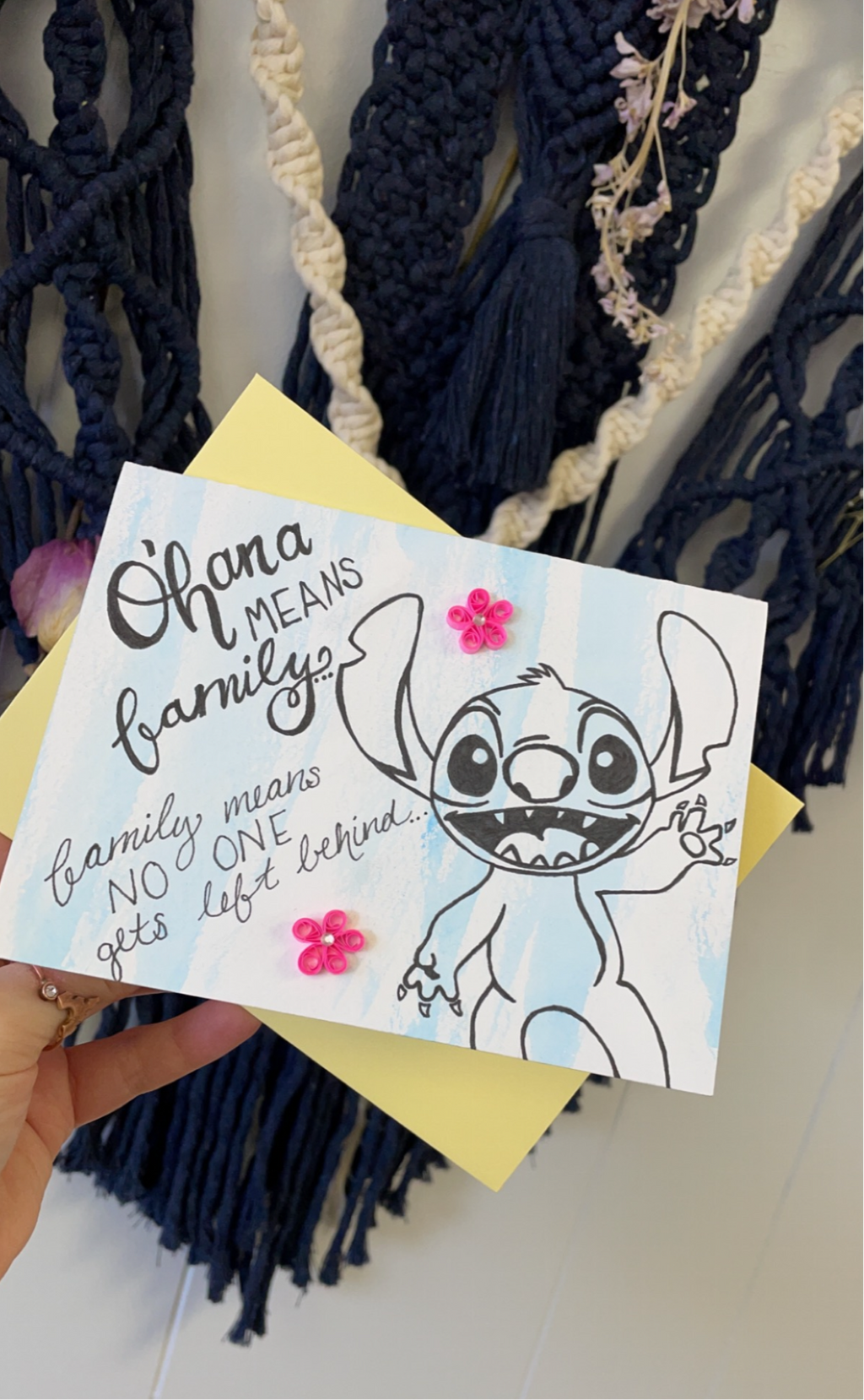 Ohana Birthday Card