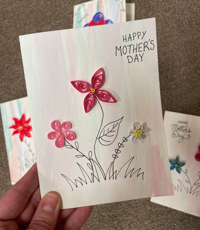 Mother’s Day Quilled Card - Garden Series Style #7