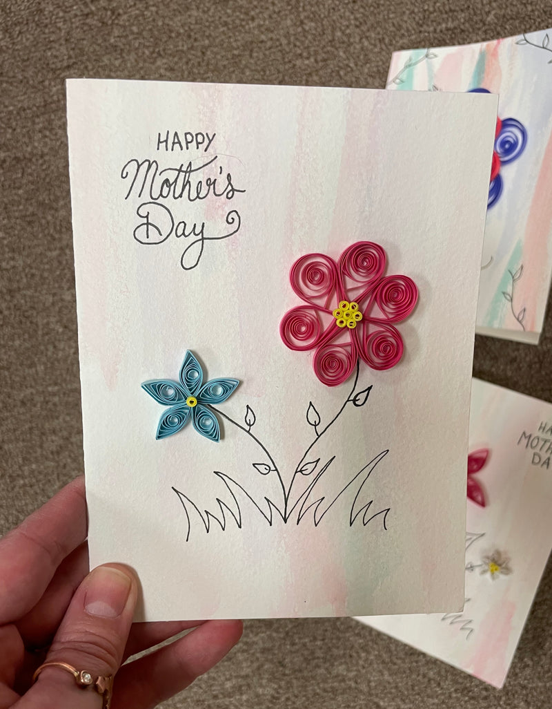 Mother’s Day Quilled Card - Garden Series Style #8