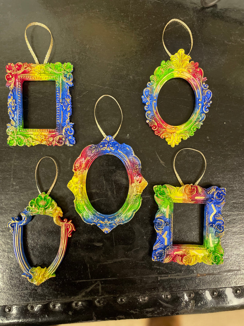 Mini Rainbow Frame Ornament