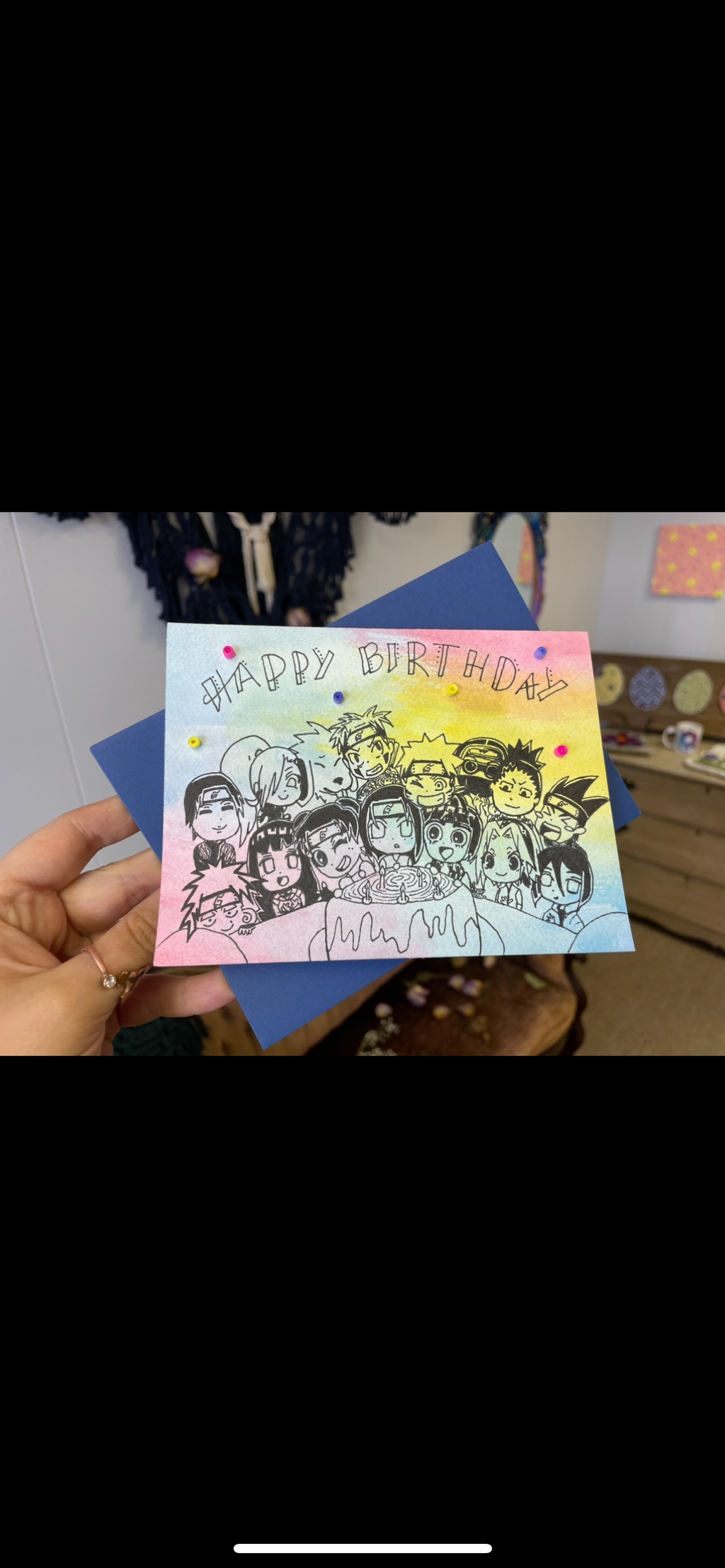 Naruto Birthday Card