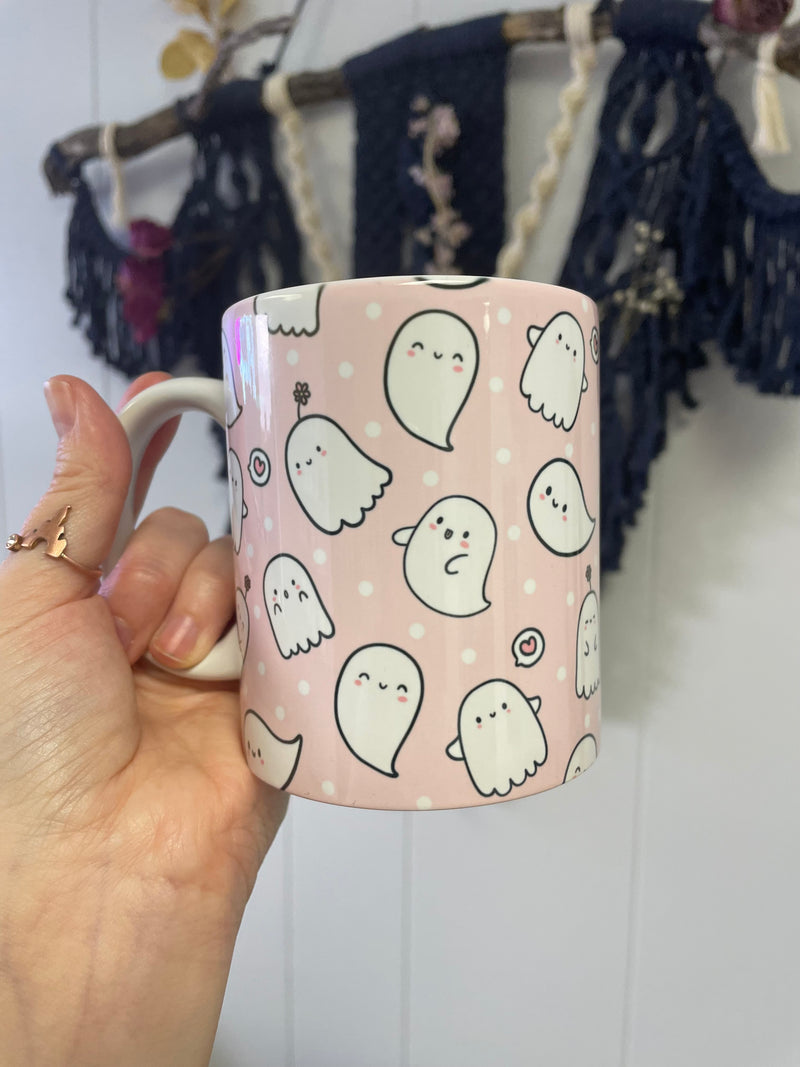 Pink Ghosties Mug