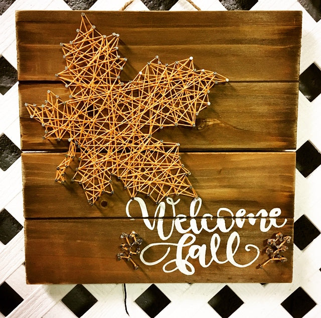 Welcome Fall Wall Plaque