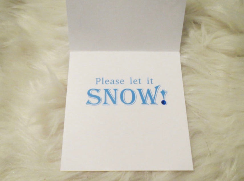 Please Let it Snow Christmas Card
