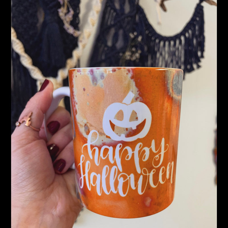 Happy Halloween Haunted House Mug
