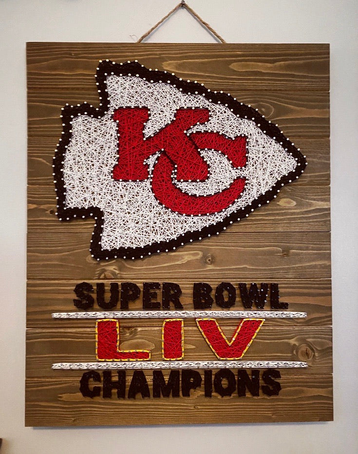 Kansas City Chiefs Super Bowl Champs Wall Plaque