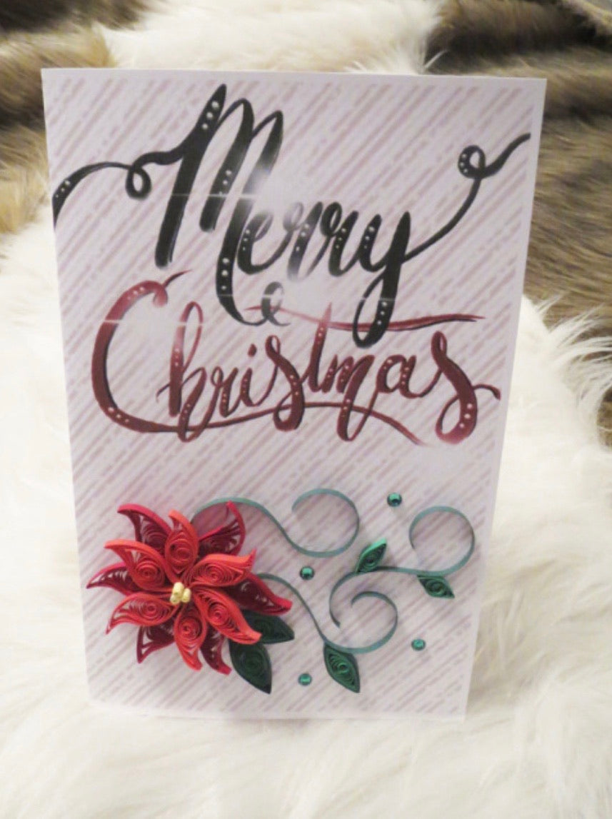 Merry Christmas Quilled Card