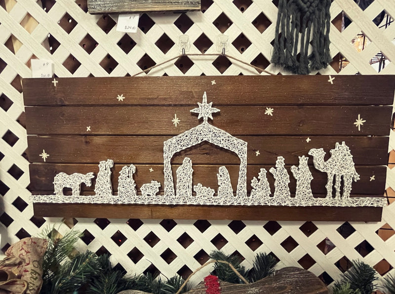 Nativity Scene Wall Plaque