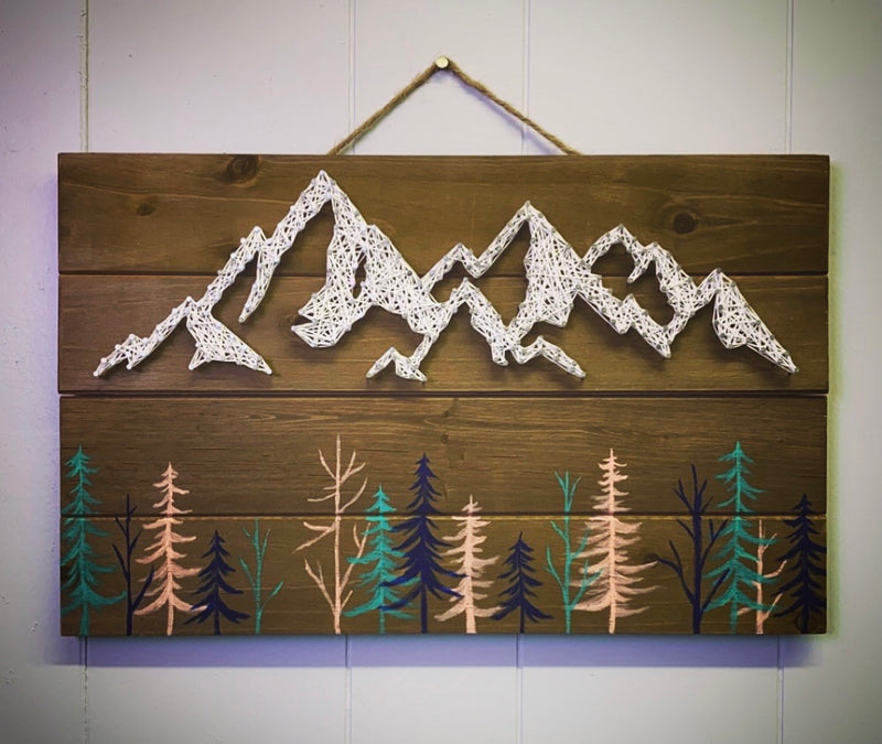 Mountain Forest Wall Plaque