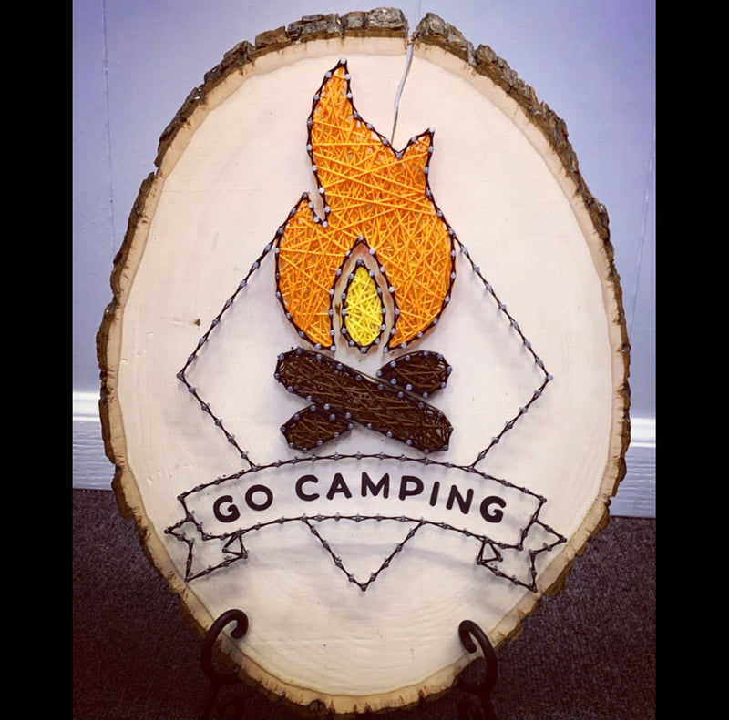 Go Camping Wall Plaque