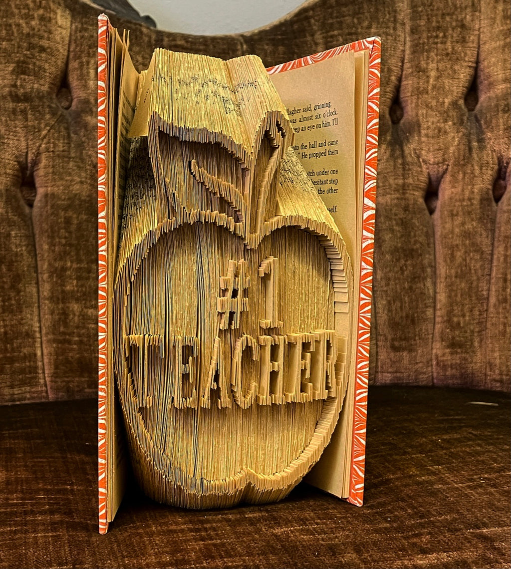 #1 Teacher Folded Book