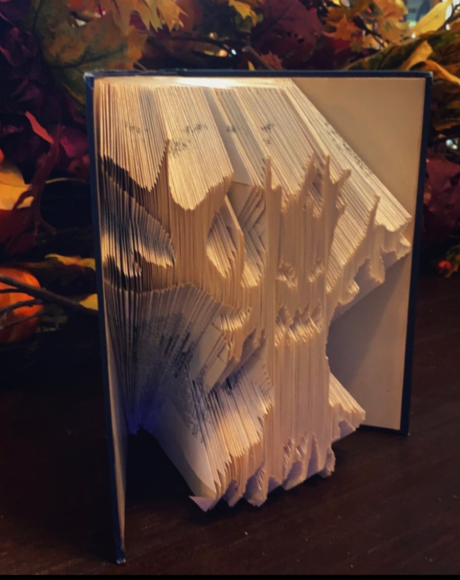 Haunted Tree Folded Book